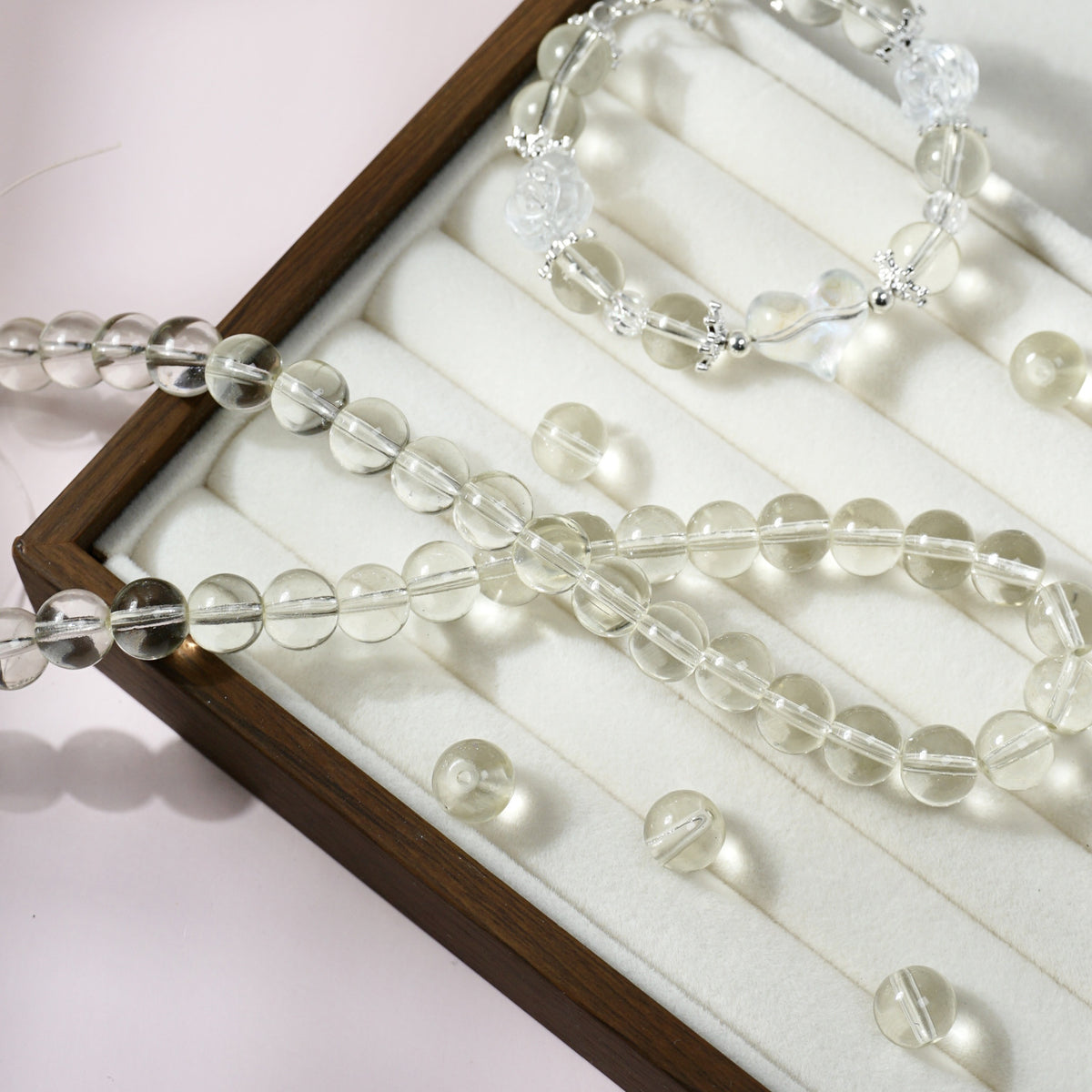 Glass Crystal-Style Round Beads