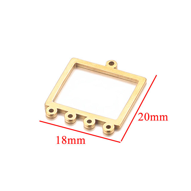 Geometric Earring Connectors