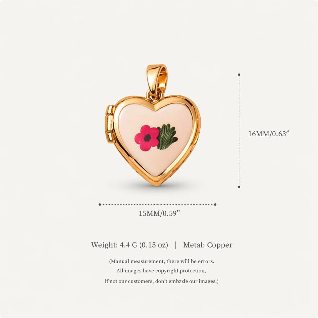 Pocket Watch & Heart Charms