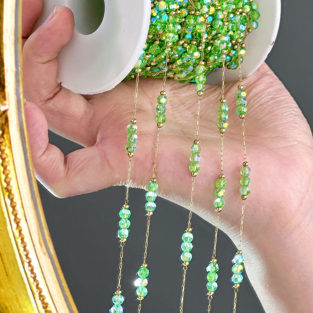 Crystal Tassel Chain – 18 Meters