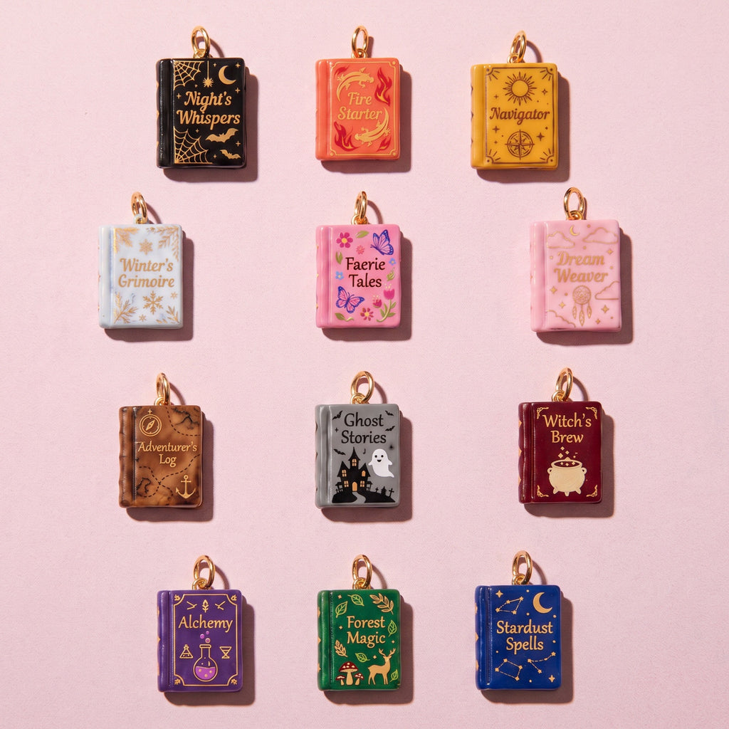 Magic Book Pendant Charms