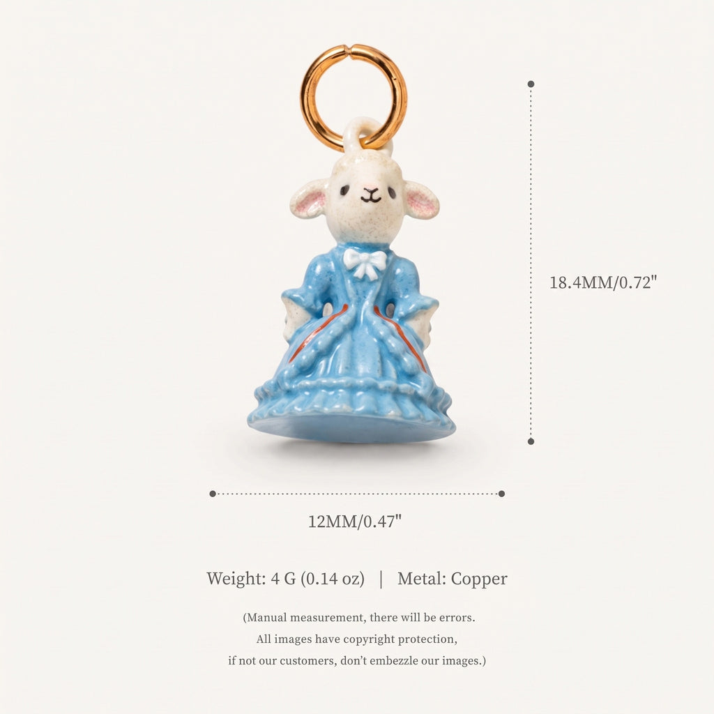 18K Gold-Plated Cute Cartoon Pendant Charms