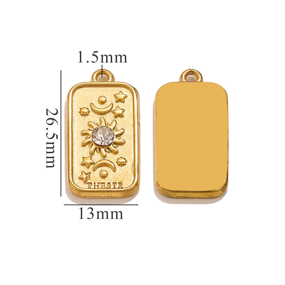 Star Sun Pendant Charms