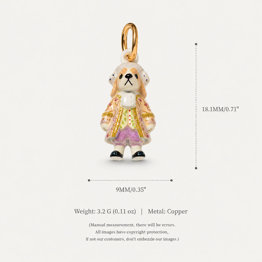 18K Gold-Plated Cute Cartoon Pendant Charms