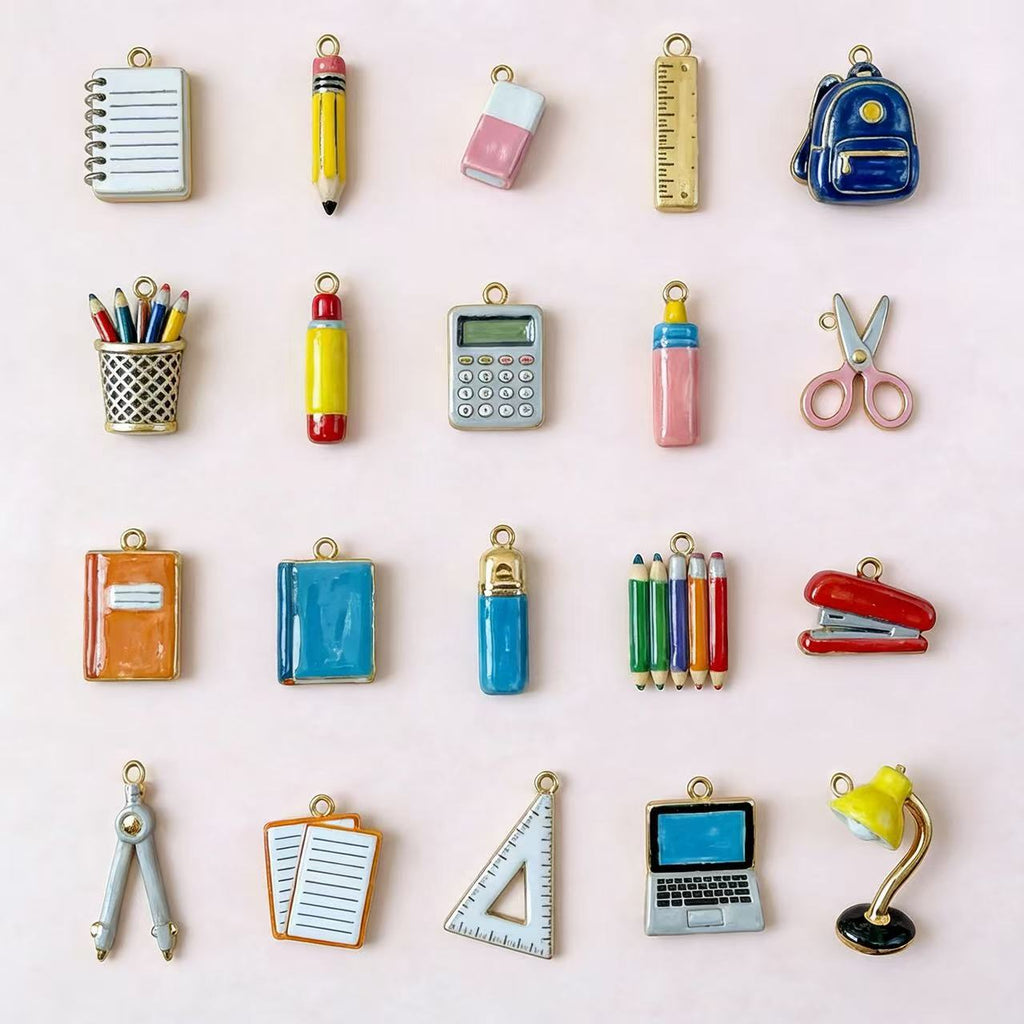 School Supply Charms