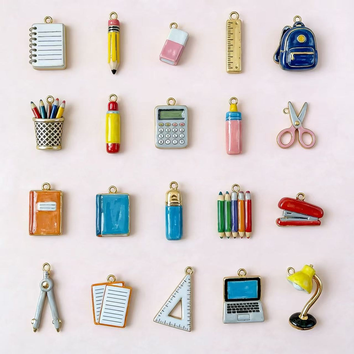 School Supply Charms