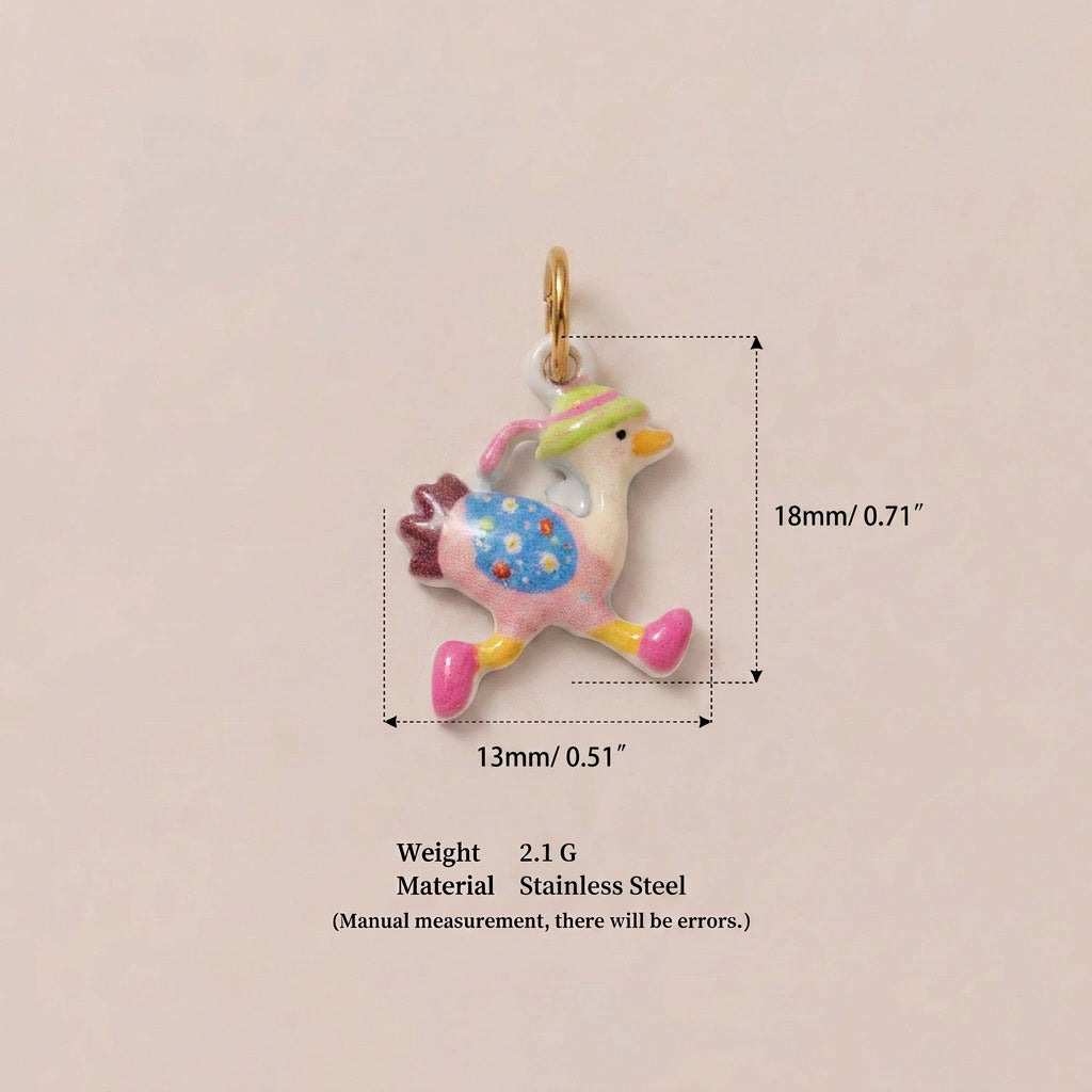 Printed Animal Charms