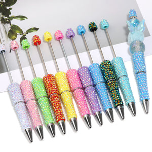 Full Rhinestone Ballpoint Pens – Sparkling Diamond-Style Decorative Pens, Korean-Inspired Cute Stationery & DIY Gift Supplies