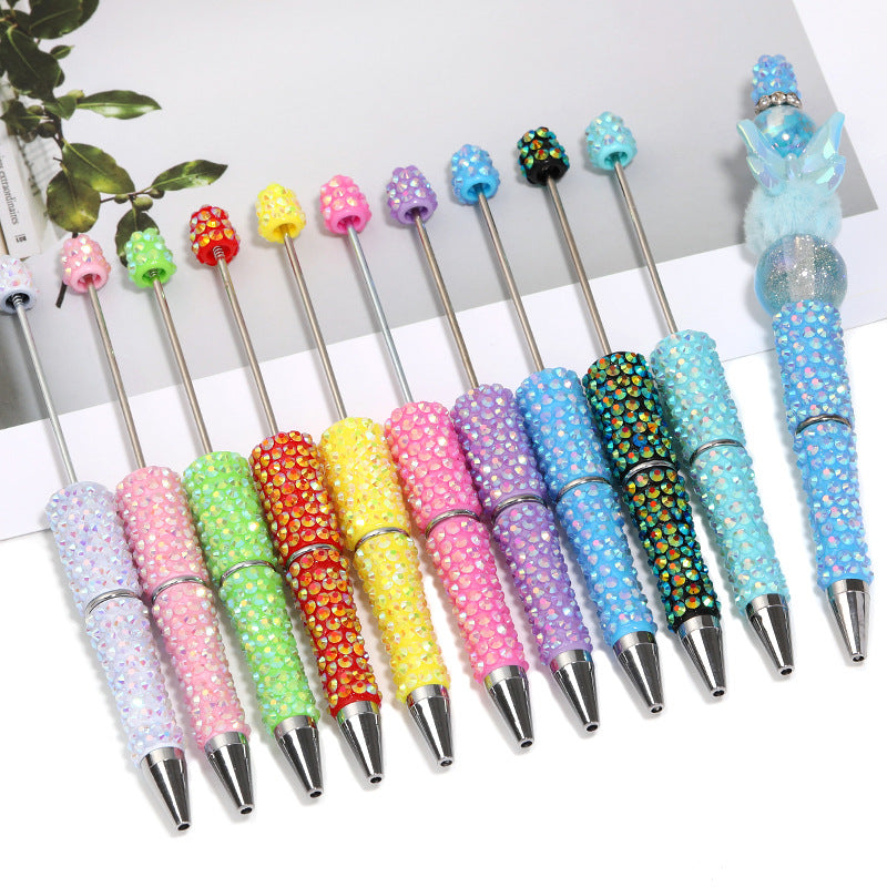 Full Rhinestone Ballpoint Pens – Sparkling Diamond-Style Decorative Pens, Korean-Inspired Cute Stationery & DIY Gift Supplies
