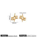 Stainless Steel Star & Jellyfish Pendant Charms