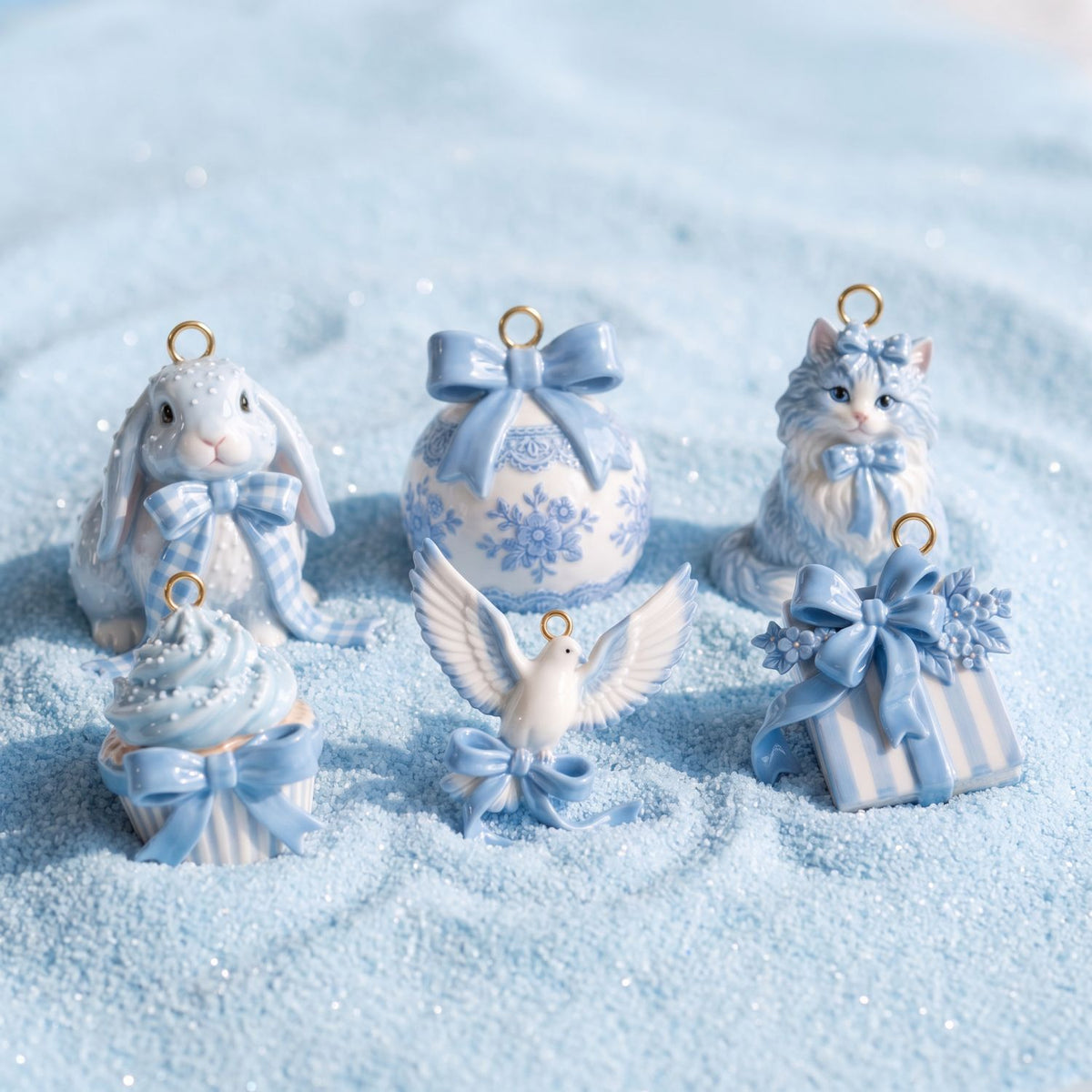 Porcelain Animal Charms
