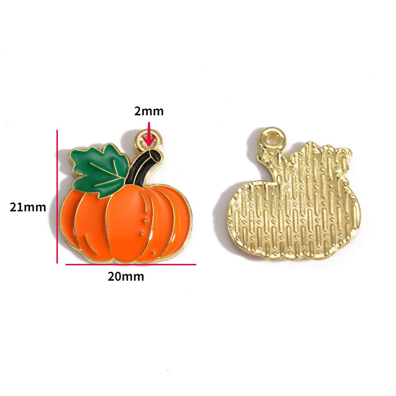 Thanksgiving Turkey Alloy Charms – Colorful Fall Holiday Enamel-Style Pendants for DIY Bracelets, Keychains & Jewelry Making