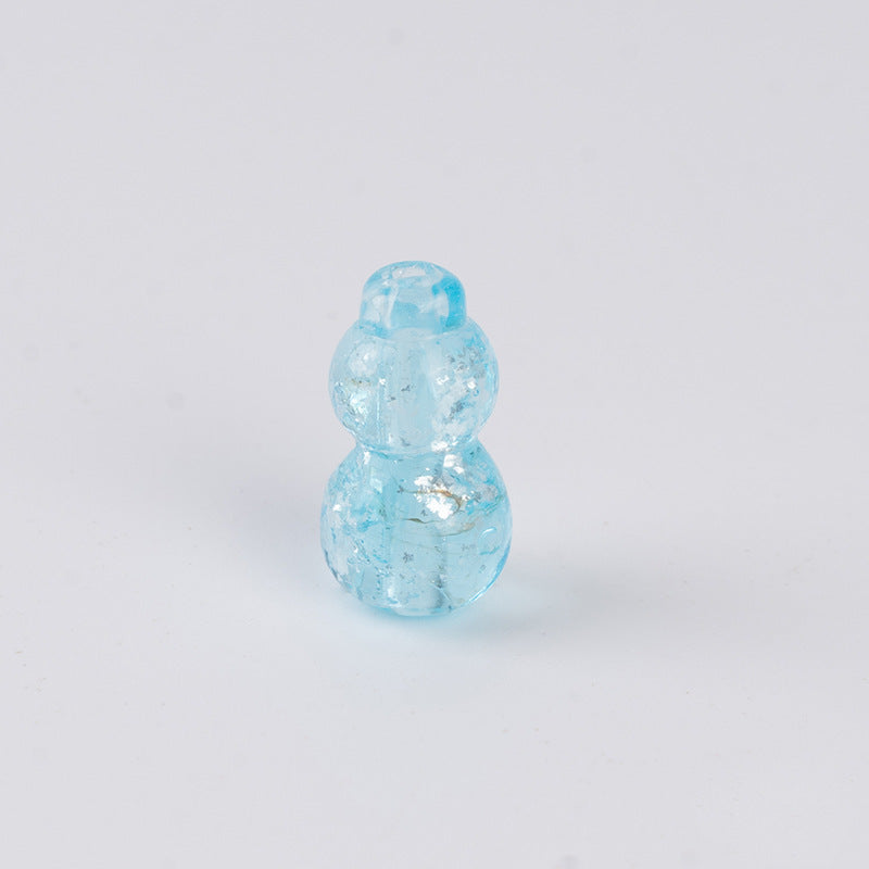 Color Powder Gourd Glass Beads