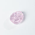 Colorful Powder-Glazed Glass Leaf Beads