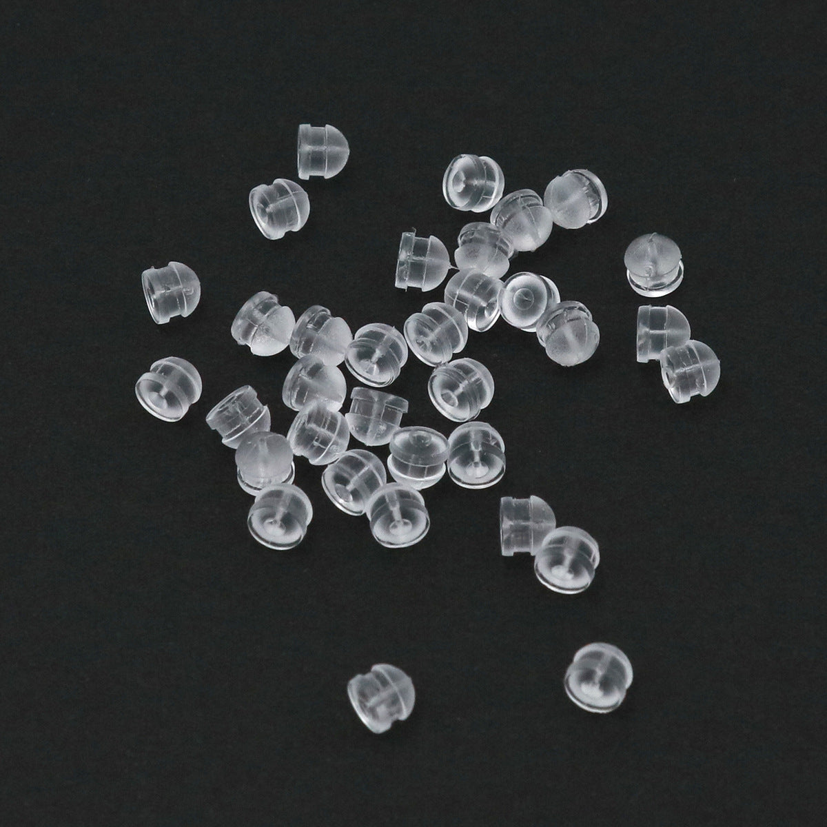 Silicone Earring Backs with Metal Core