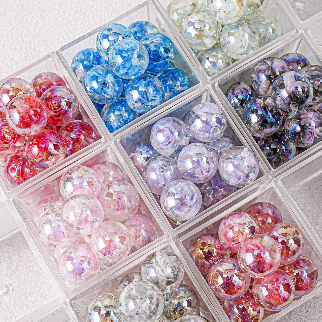 Luminous Day & Night Round Beads