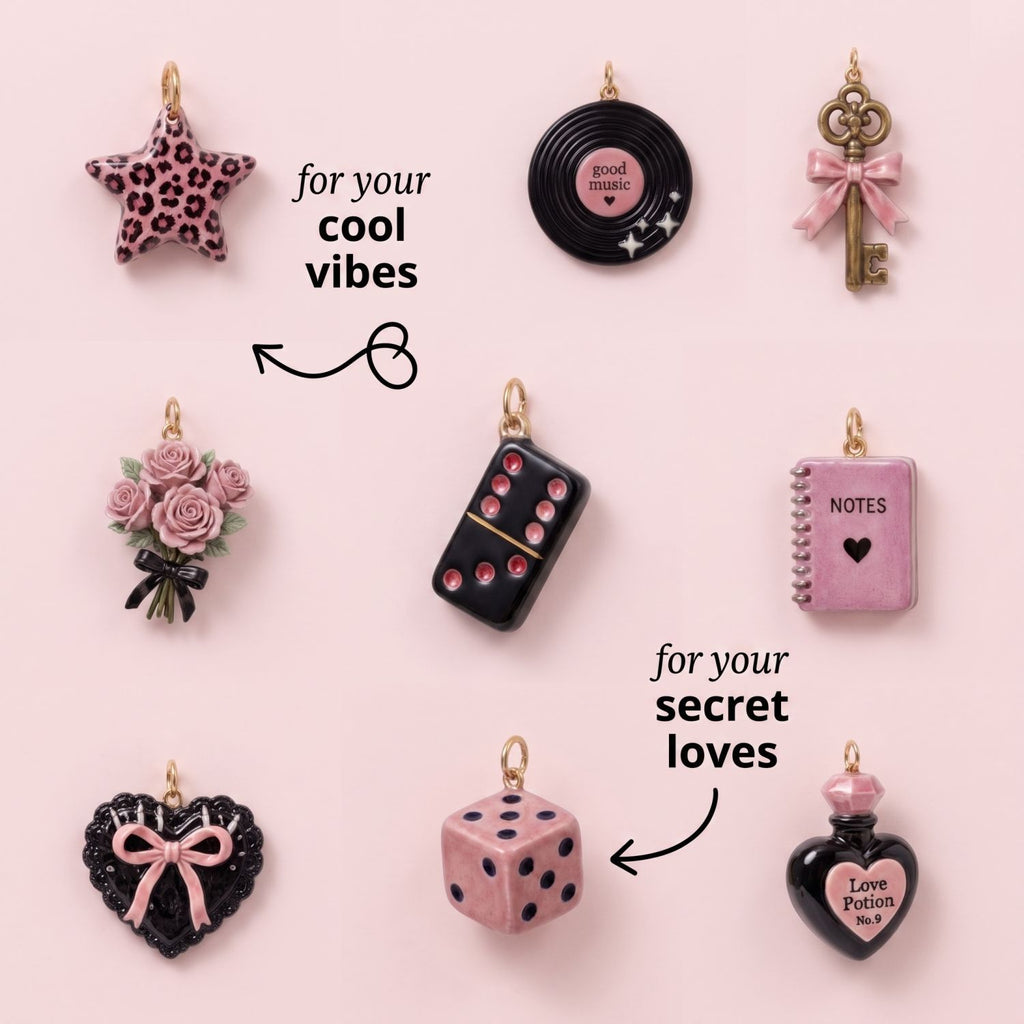 Retro Enamel Charms