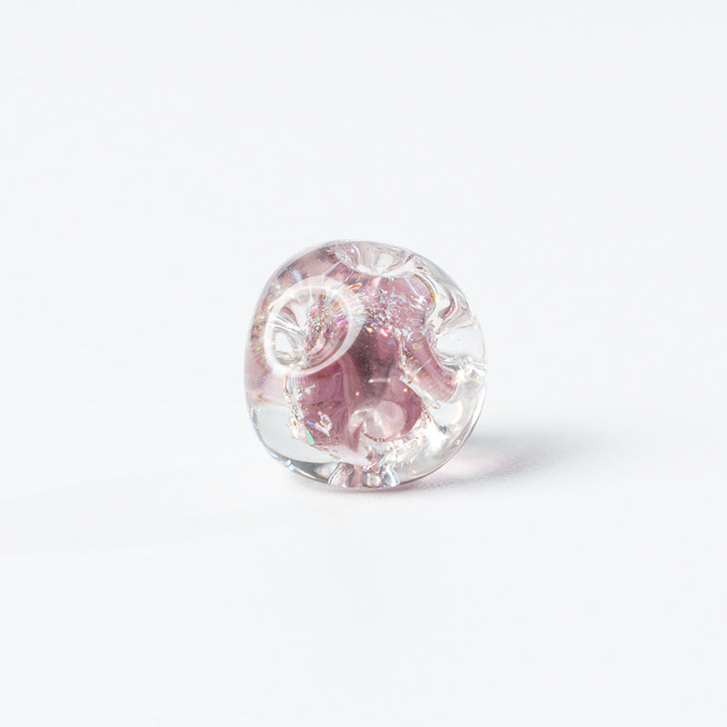 Color Powder Irregular Glazed Beads