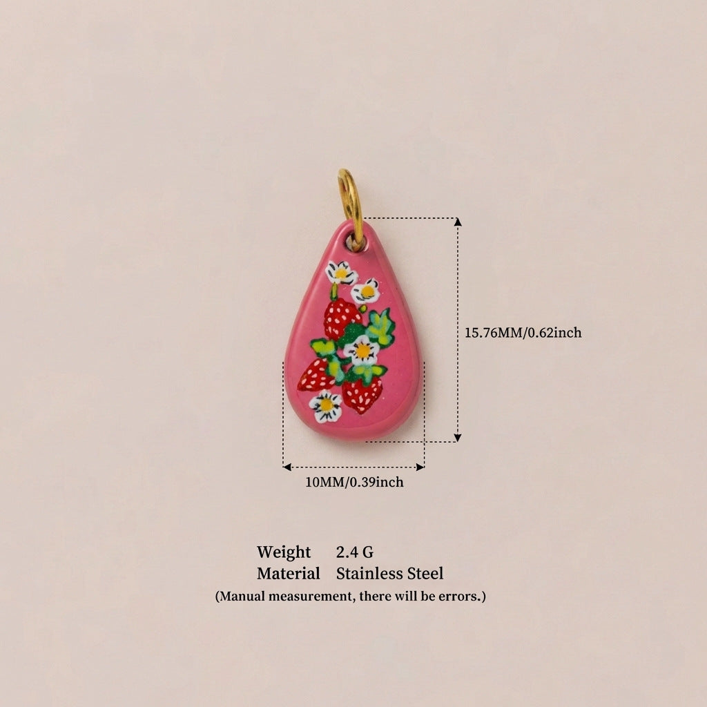 Bird & Flower Pendant Charms