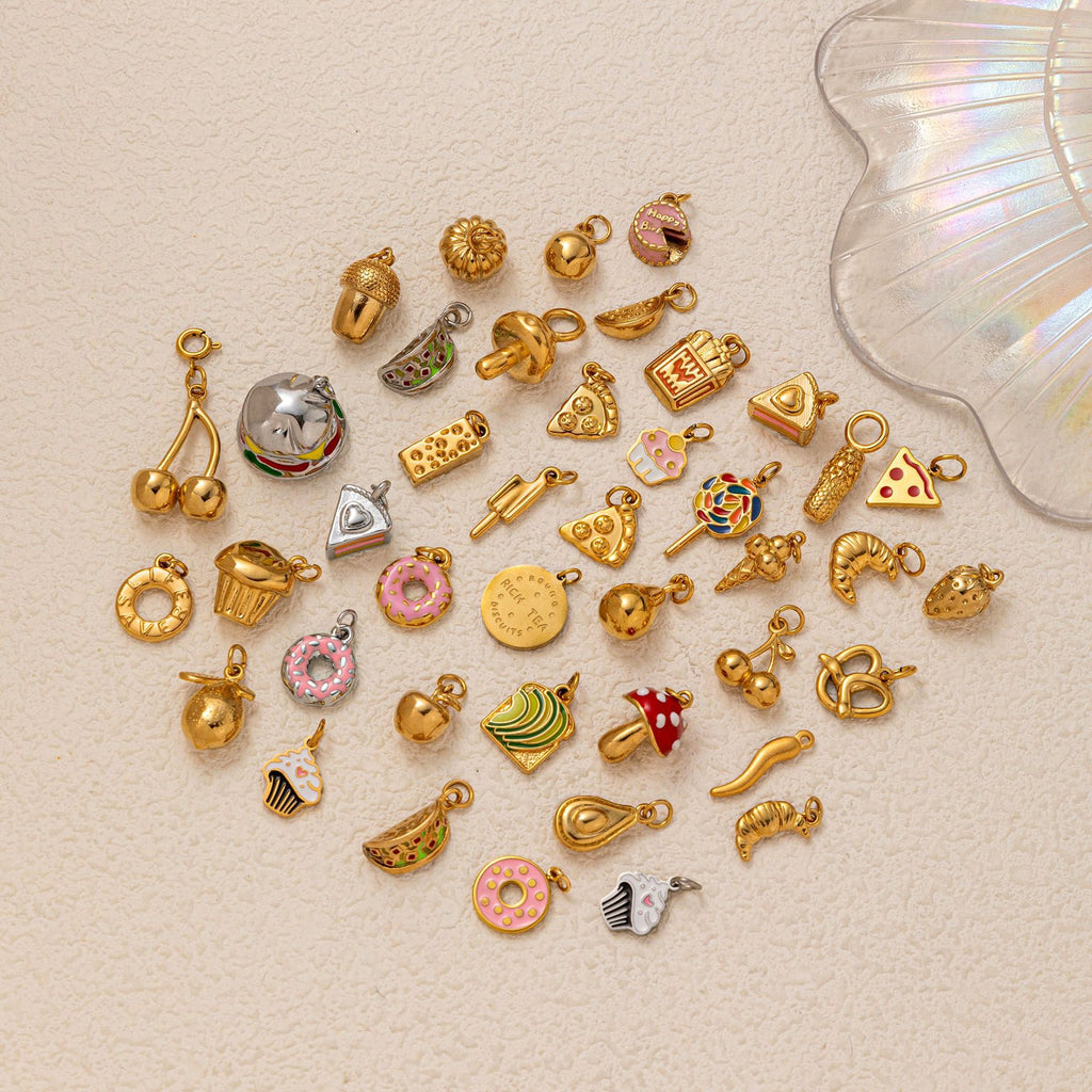 Cake, Pizza & Food Charms
