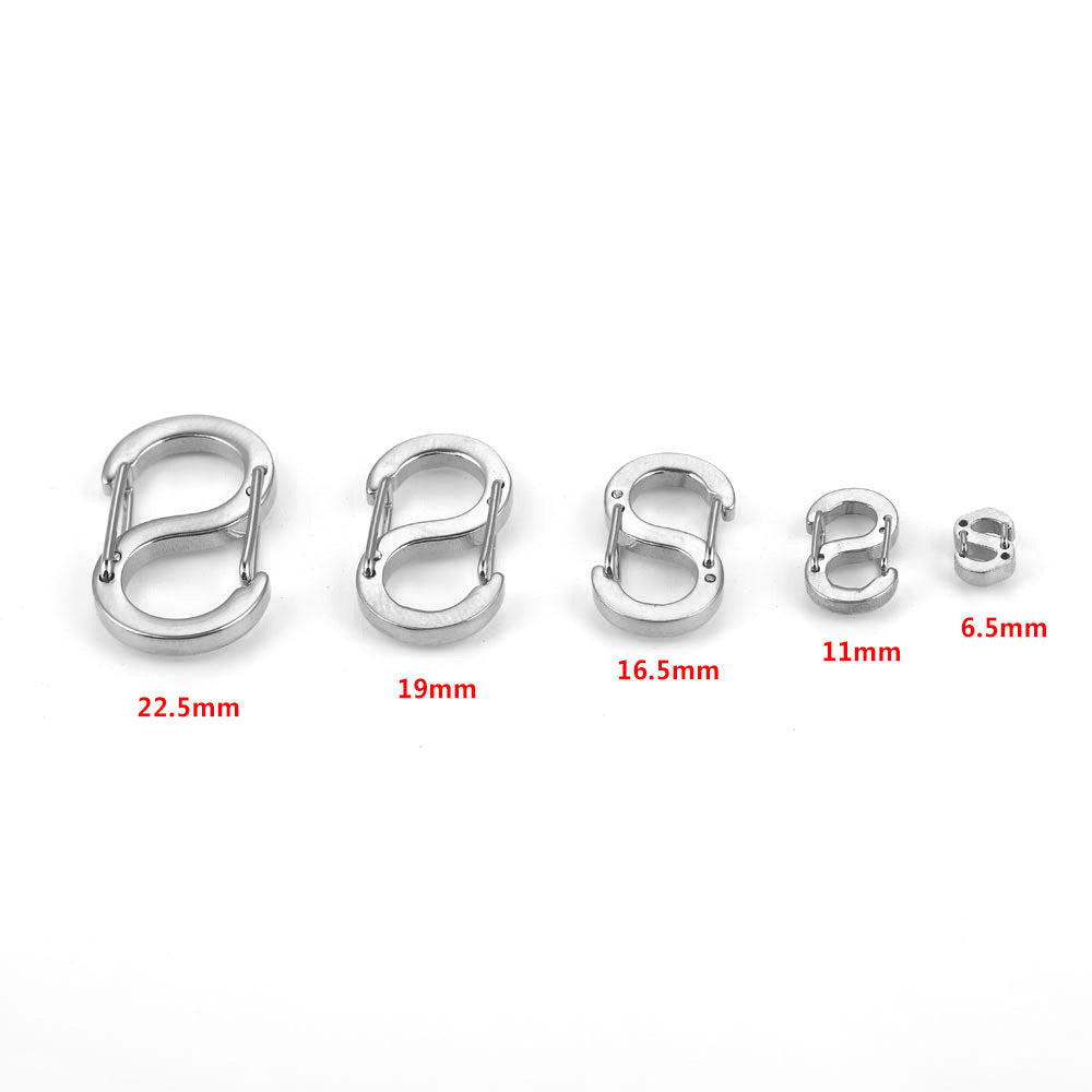 Stainless Steel Figure-8 & S-Shaped Clasps