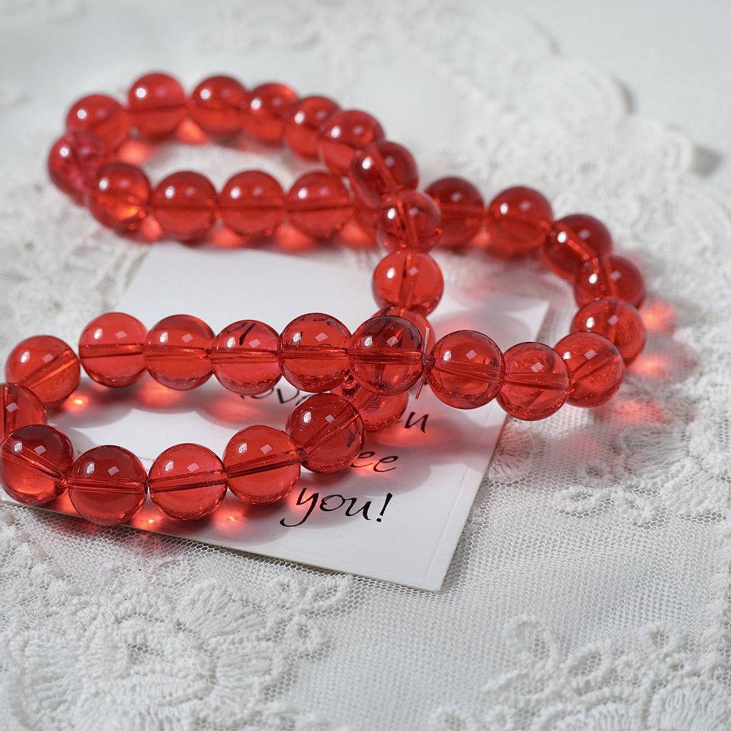 Crystal Glass Round Beads