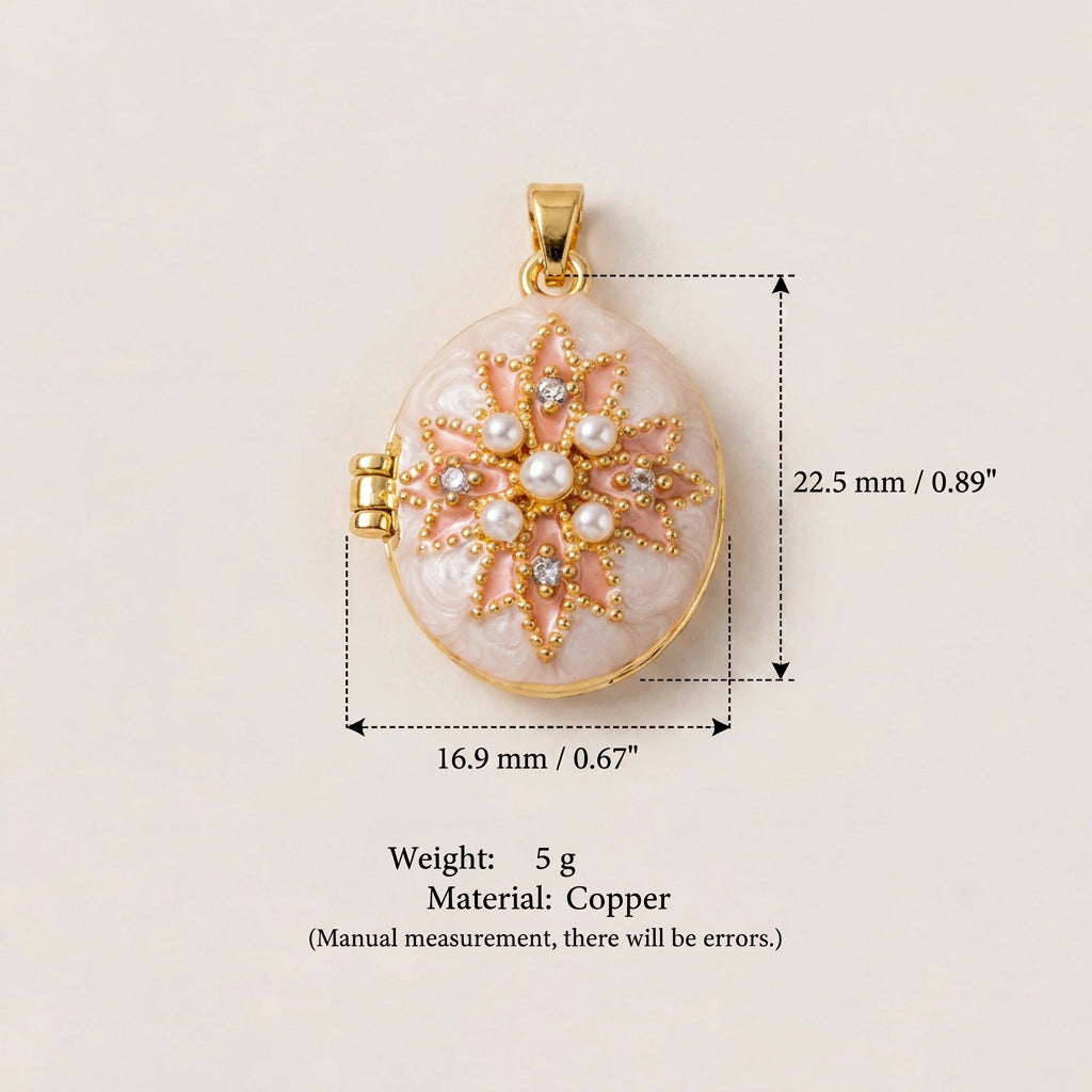 Pocket Watch & Heart Charms
