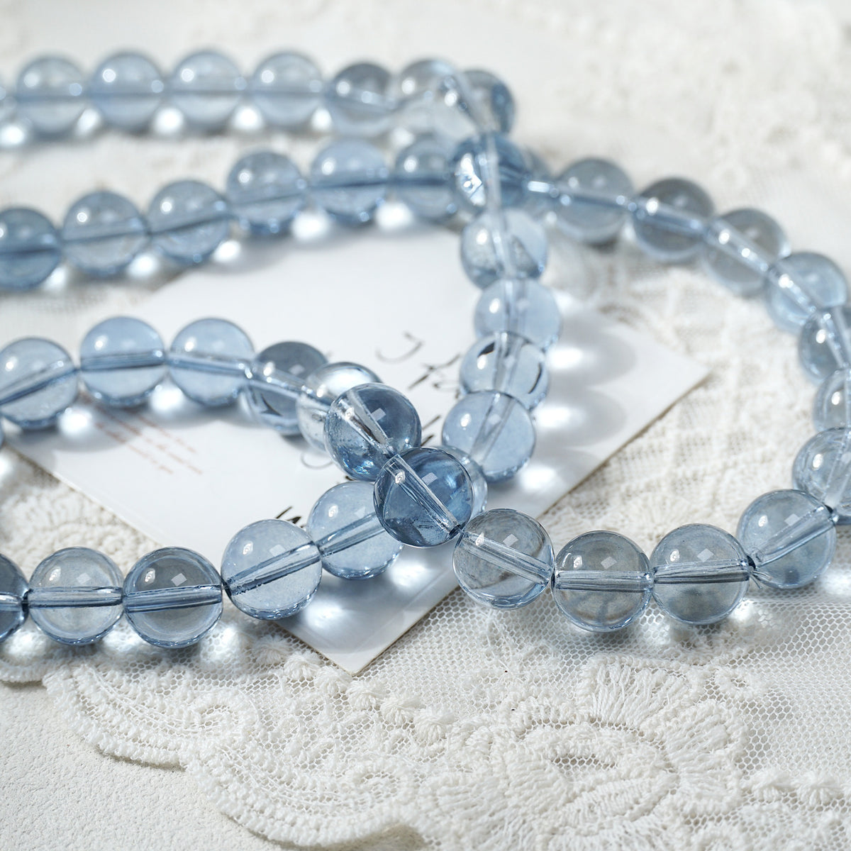 Crystal Glass Round Beads