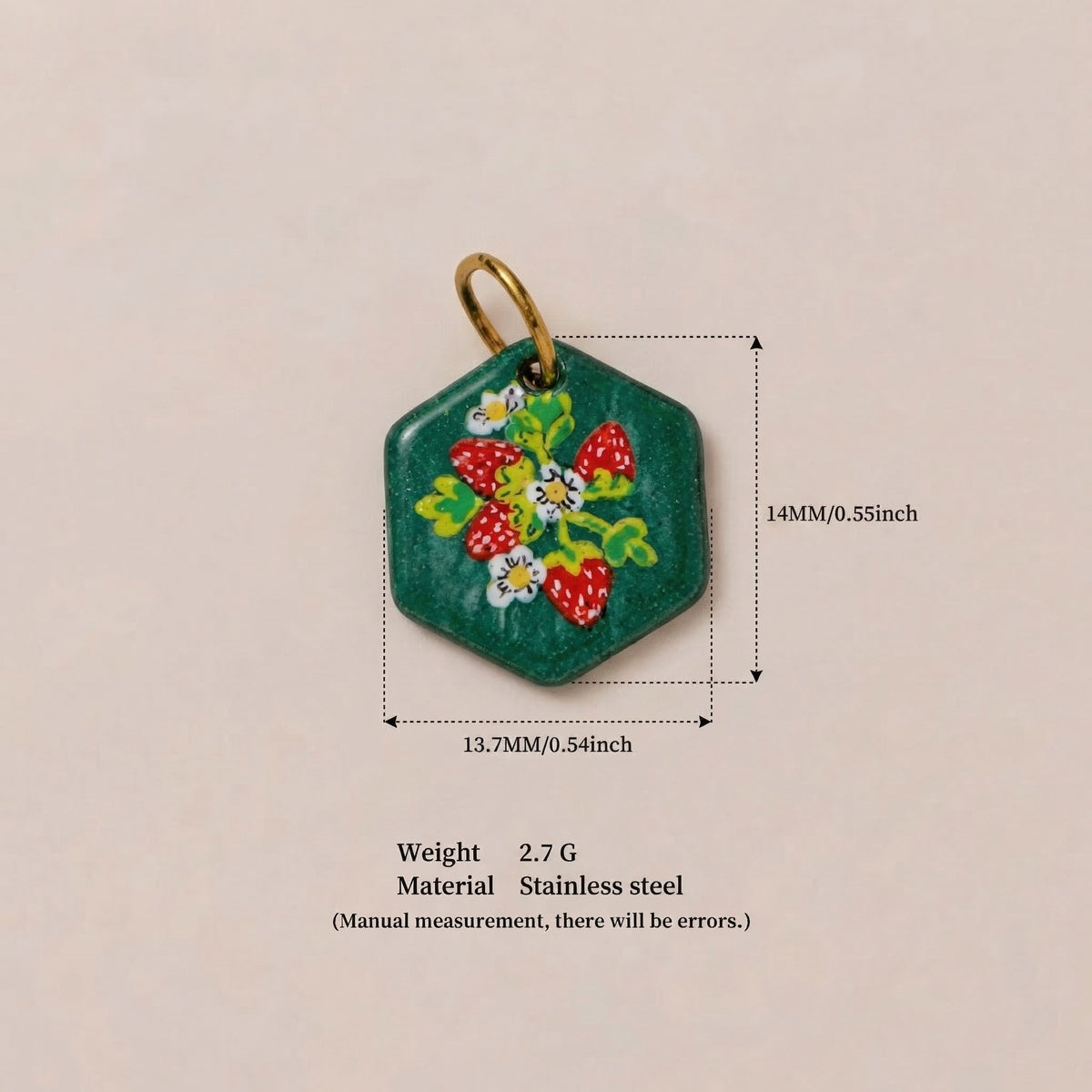 Bird & Flower Pendant Charms