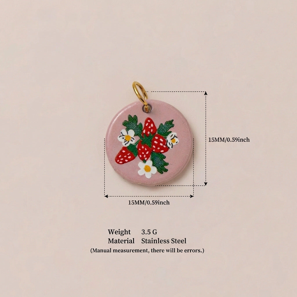 Bird & Flower Pendant Charms