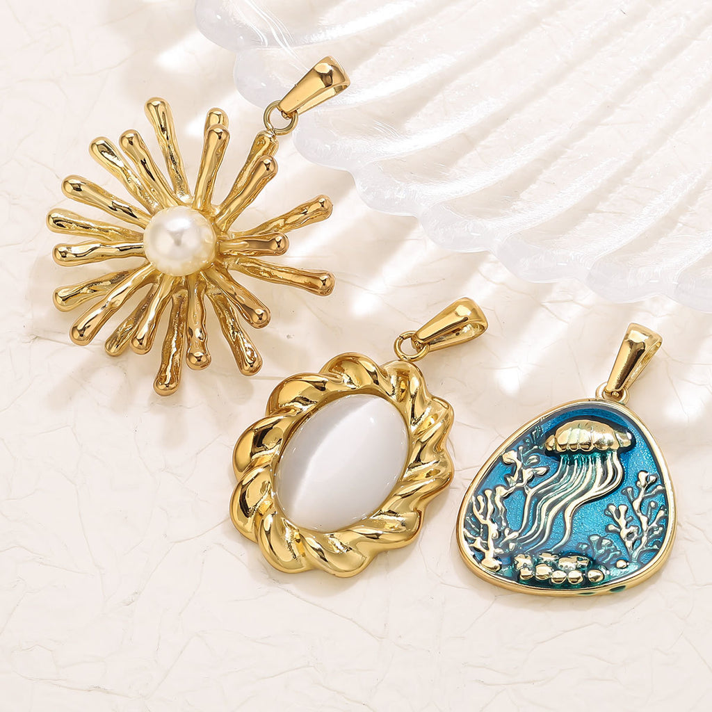Faux Pearl Charms