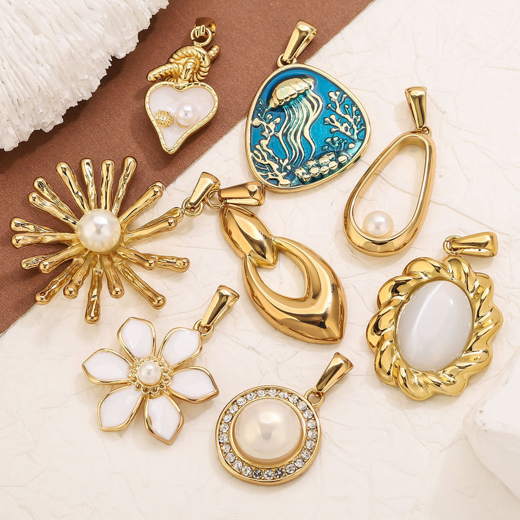 Faux Pearl Charms