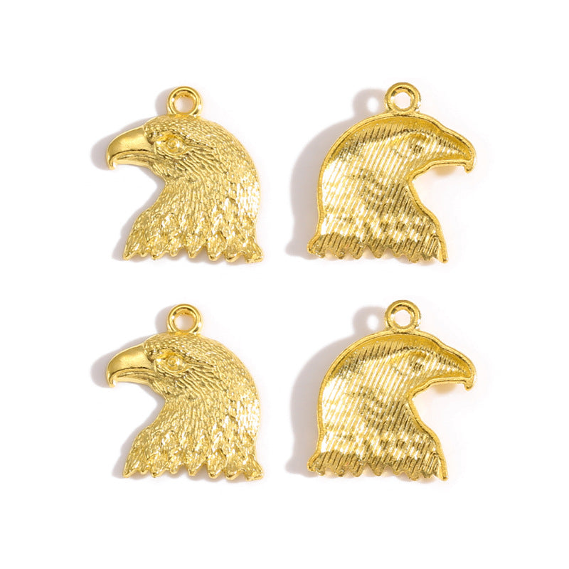 Vintage Alloy Eagle Charms – Retro Eagle Pendants for DIY Bracelets, Necklaces, Keychains & Jewelry Making