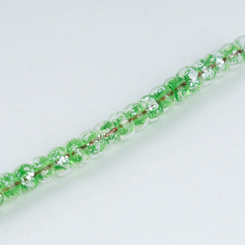Colorful Powder-Glazed Flat Disc Spacer Beads