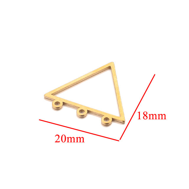 Geometric Earring Connectors