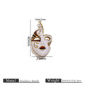Phantom Opera Mask Stainless Steel Pendant Charms