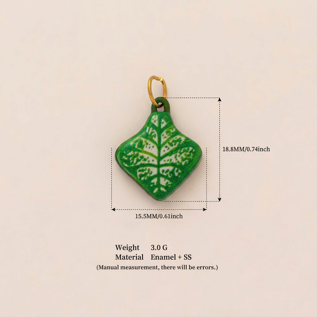 Bird & Flower Pendant Charms