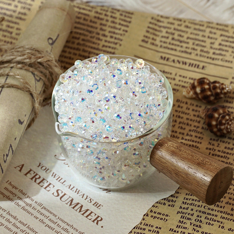 Faceted Crystal-Style Rondelle Beads