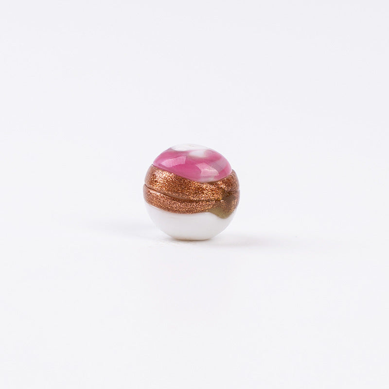 Gold Wire Lampwork Beads