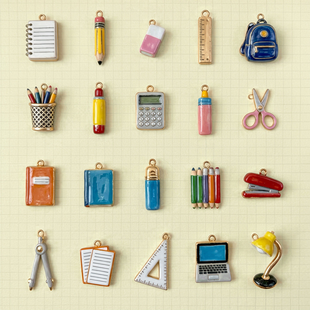 School Supply Charms