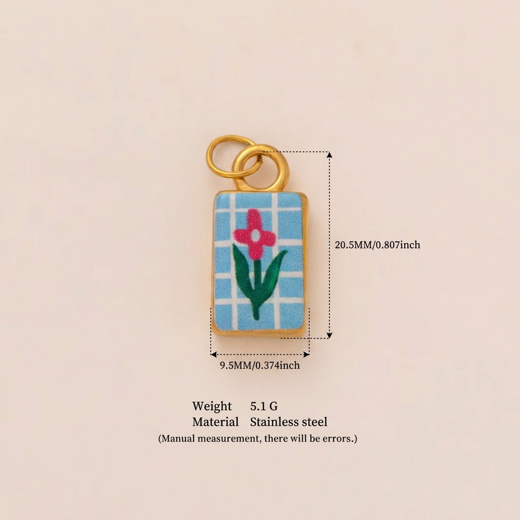 Floral House Charms