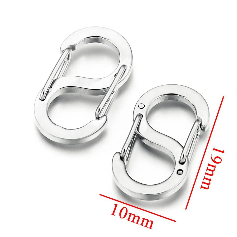 Stainless Steel Figure-8 & S-Shaped Clasps