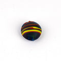 Frosted Tropical Flat Glazed Beads