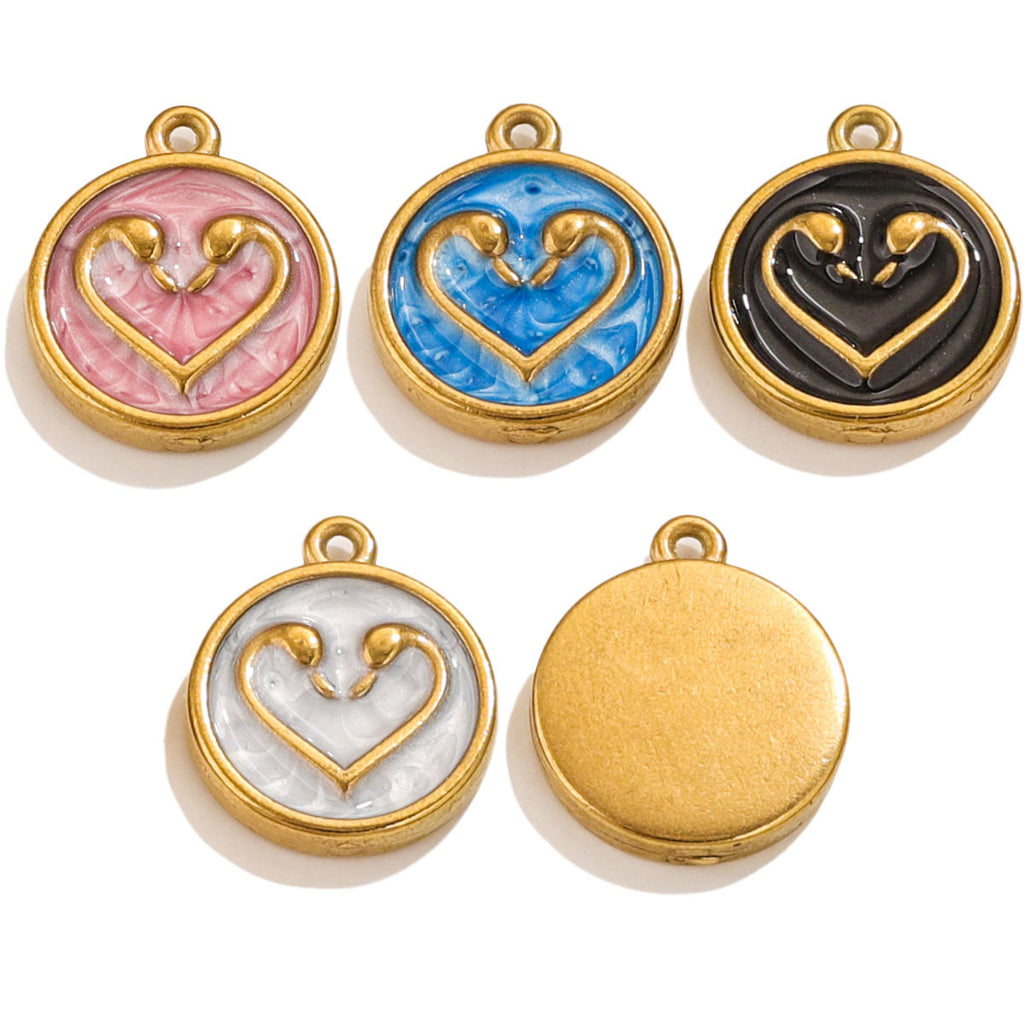 Puffy Heart Charms