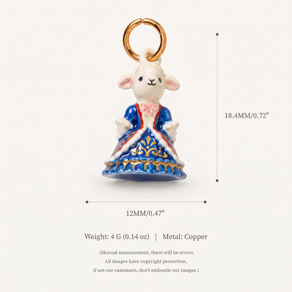 18K Gold-Plated Cute Cartoon Pendant Charms