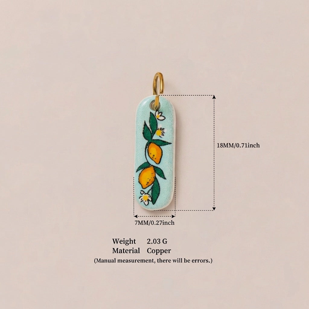Bird & Flower Pendant Charms