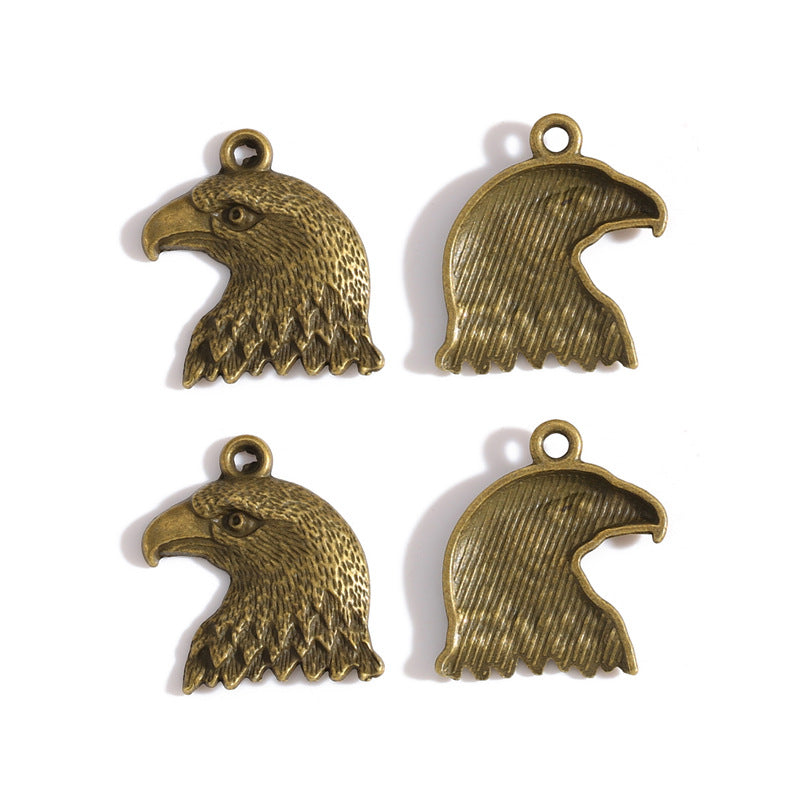 Vintage Alloy Eagle Charms – Retro Eagle Pendants for DIY Bracelets, Necklaces, Keychains & Jewelry Making