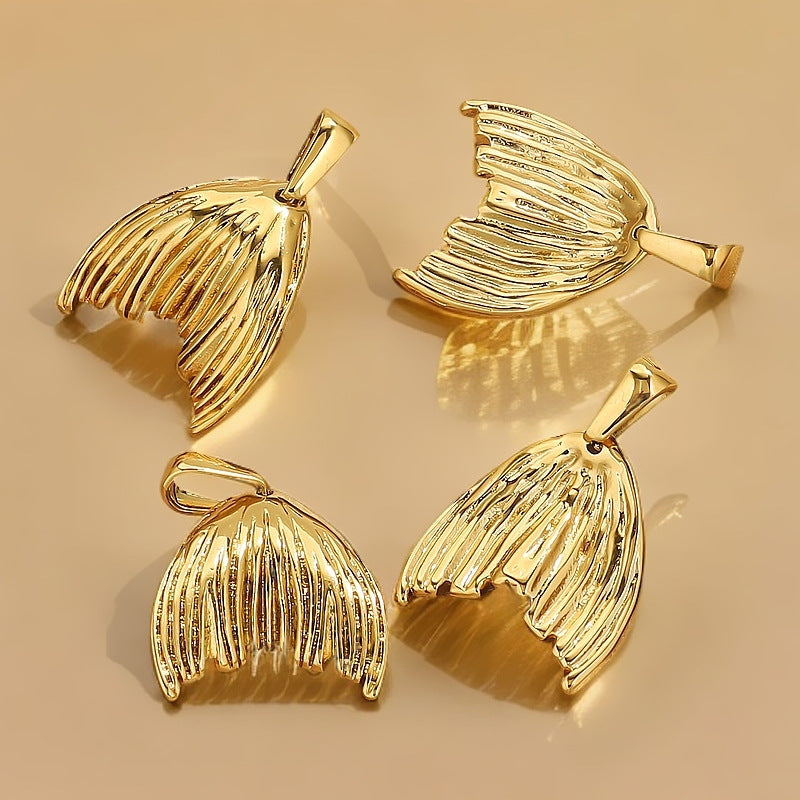 Assorted Stainless Steel Statement Pendant Charms