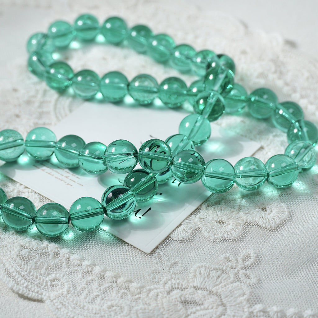 Crystal Glass Round Beads