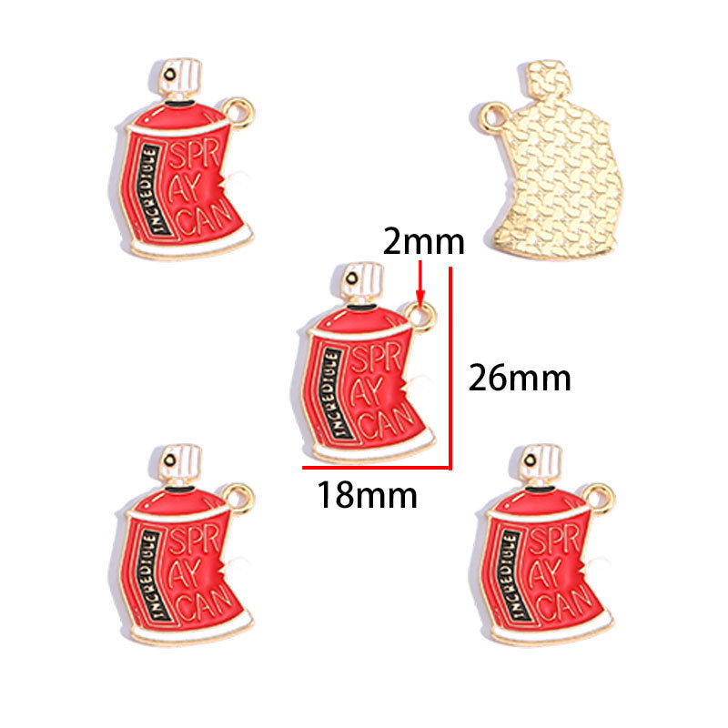 Hip-Hop Style Alloy Charms – Colorful Headphone & Sneaker Pendants for DIY Keychains, Bag Charms, Bracelets & Jewelry Making